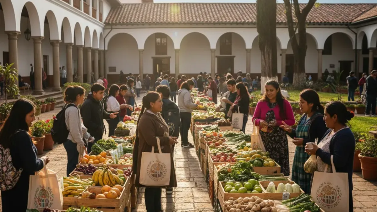 UCuenca's AYNI Agroecological Fair Runs Every Thursday Morning