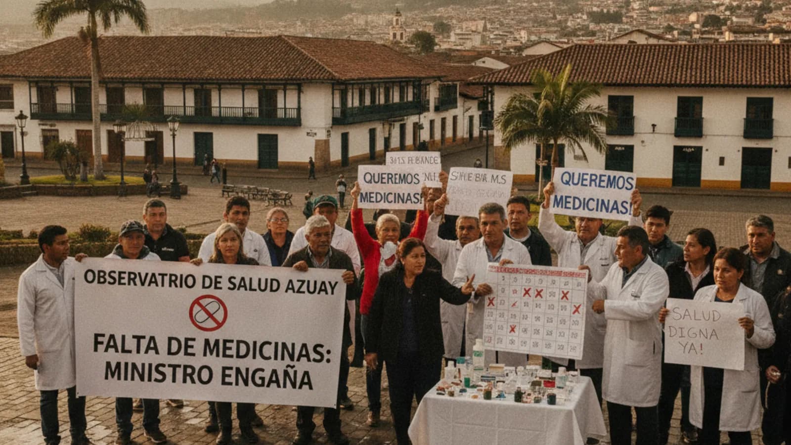 Azuay Health Observatory Challenges Minister’s Explanation of Medicine Shortages