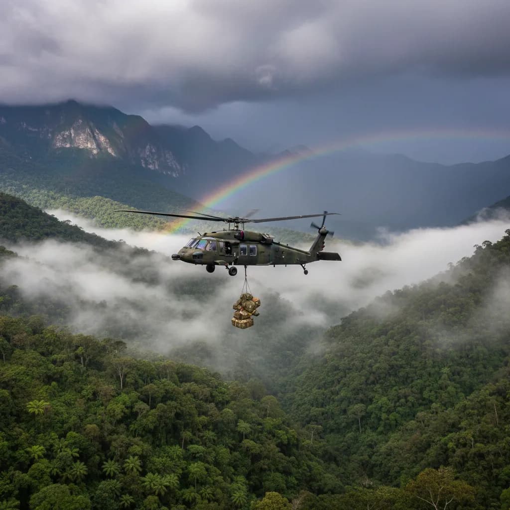 11 Chaucha Communities Still Cut Off by Storms — Military Helicopters Delivering Aid