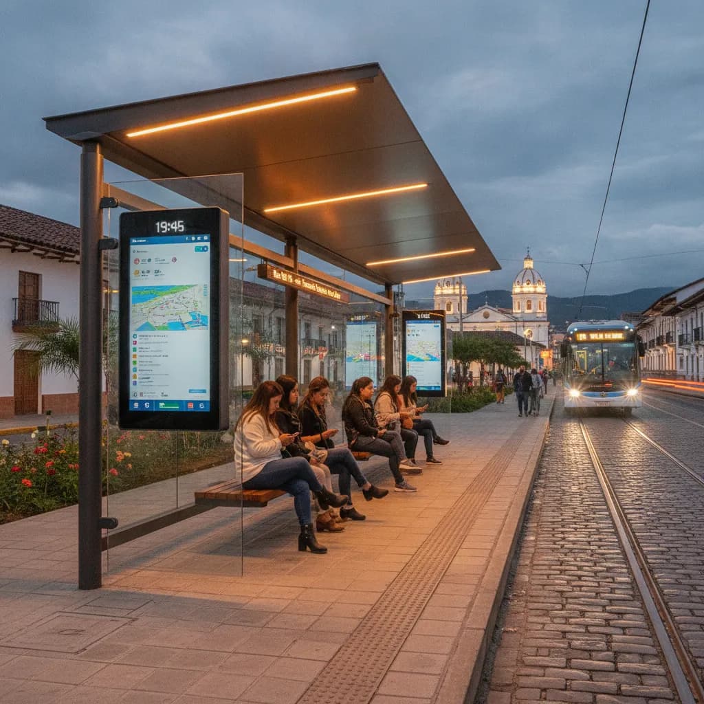 Cuenca Is Adding 20 More Intelligent Bus Stops