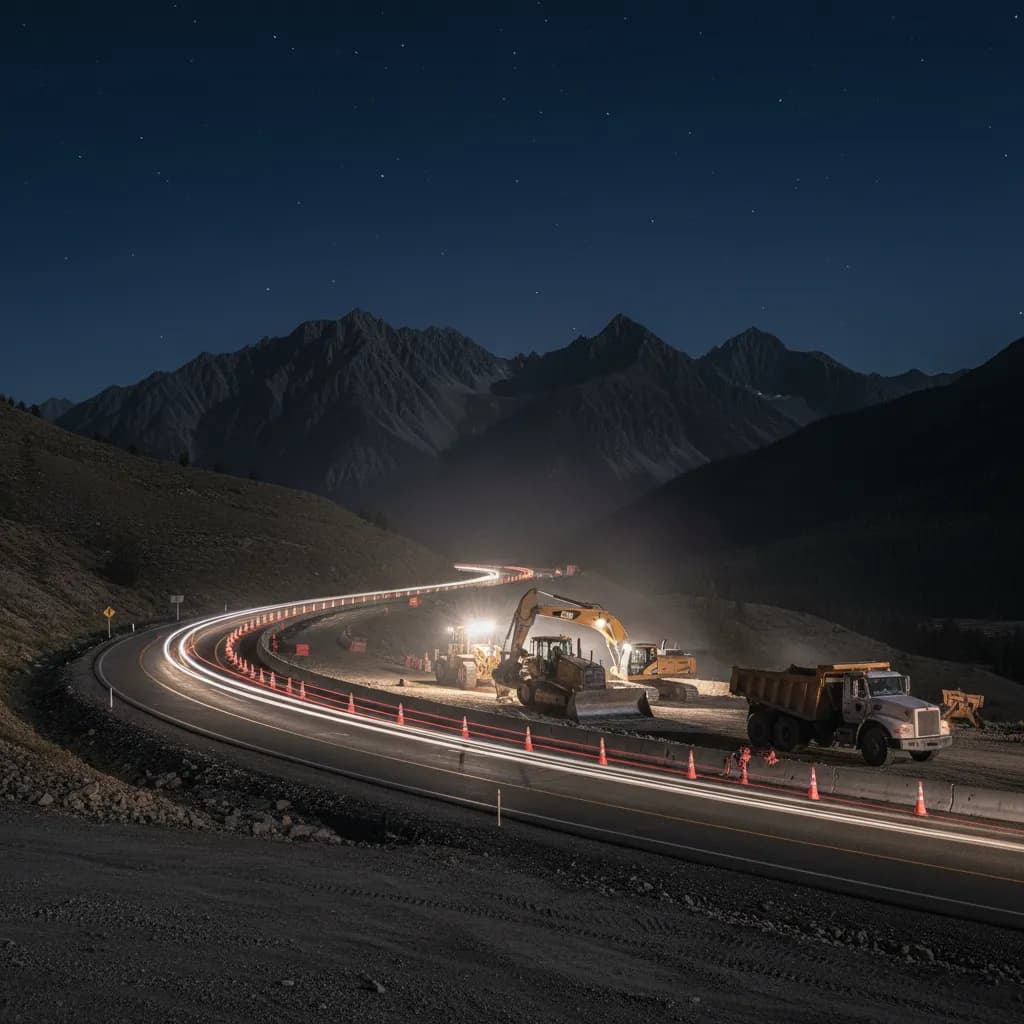 Cuenca-Azogues Highway Night Closures Continue Through Early April