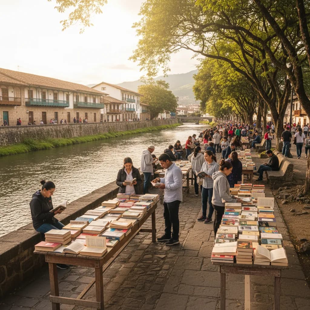 Día del Libro in Cuenca Today — Book Donations, a River Literary Route, and a Novel Launch Tonight