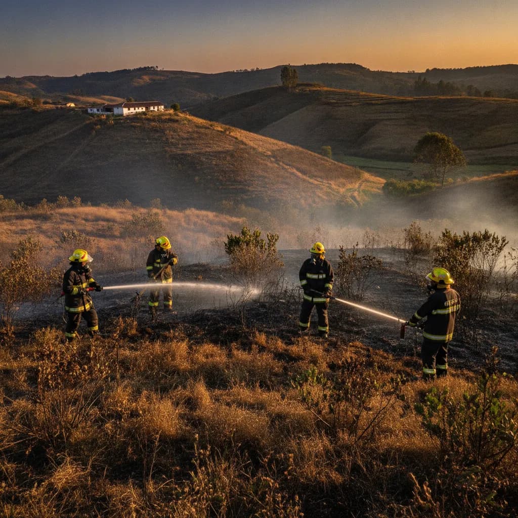 Cuenca Firefighters Used More Than 50,000 Gallons of Water This Month