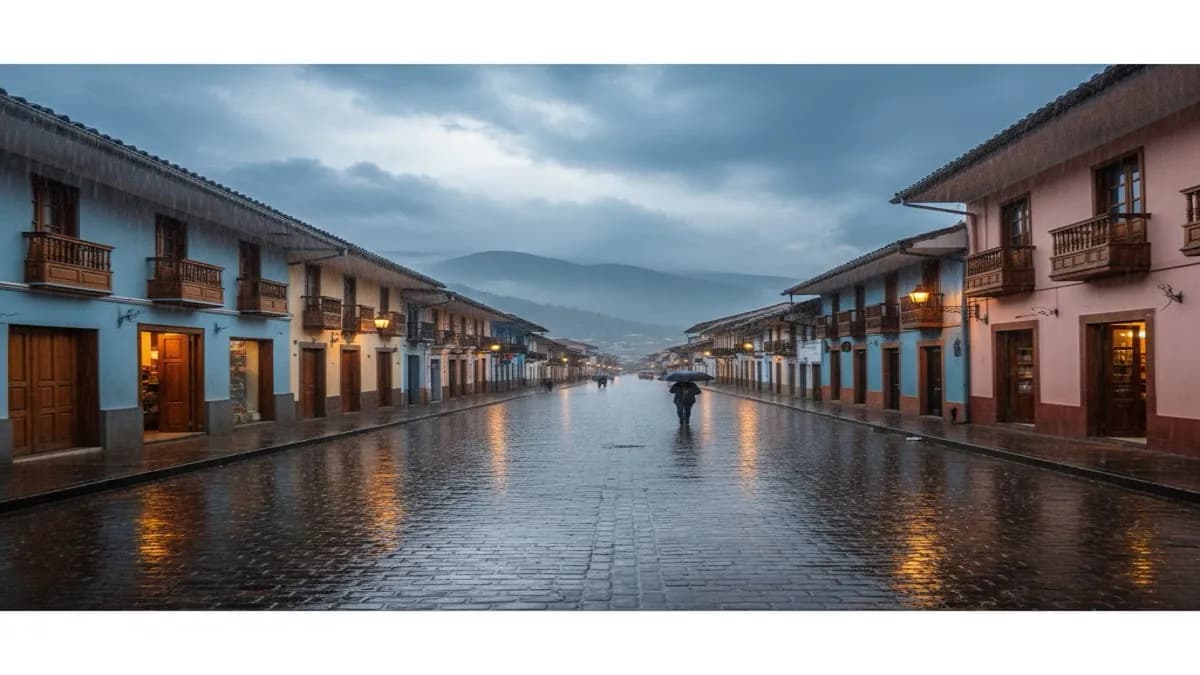 INAMHI Issues Heavy Rain Warning Through Thursday — Cuenca's Wettest Stretch So Far This Year