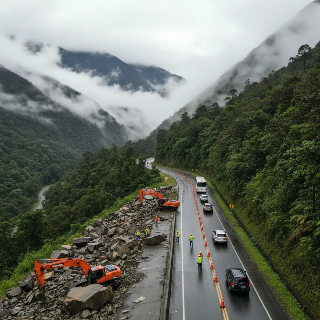 Cuenca-Molleturo Highway Reopened at Km 92 — But Drive Carefully, Multiple Sections Still Risky