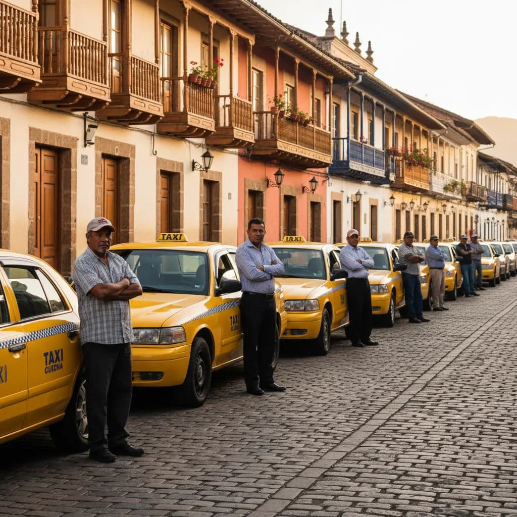 Cuenca Taxi Drivers Threaten to Pull Off the Road — Movilidad Says That's a Crime