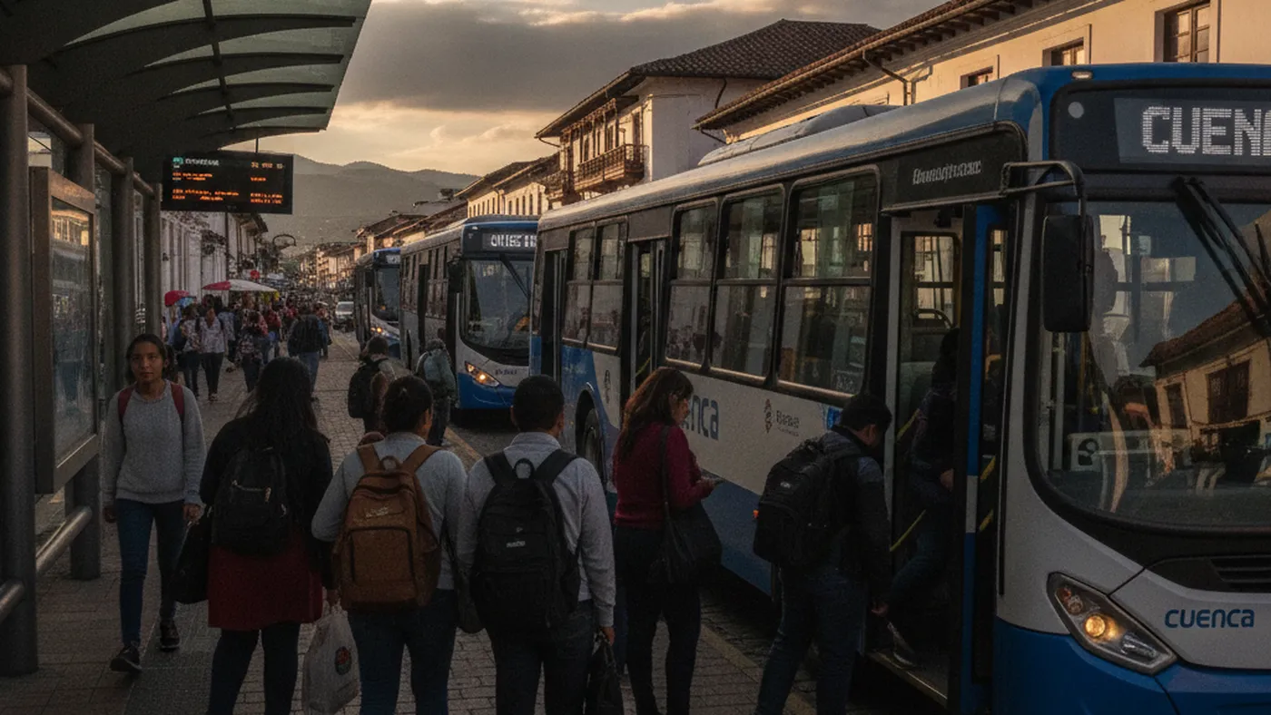 Cuenca Says Urban Buses Are Back to Normal Service
