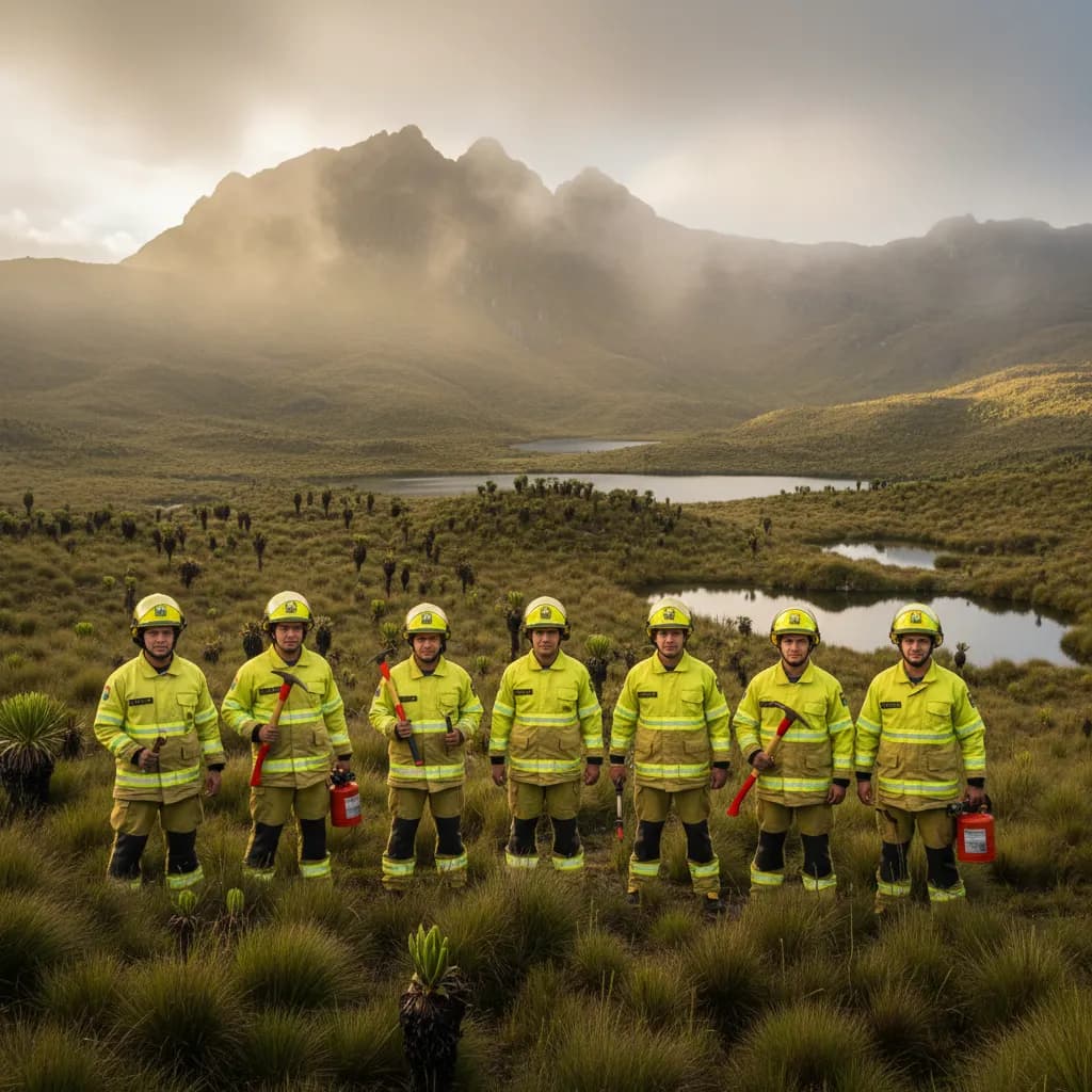 Cuenca's Cajas Park Rangers Finally Got Real Firefighting Equipment — $215,000 Worth