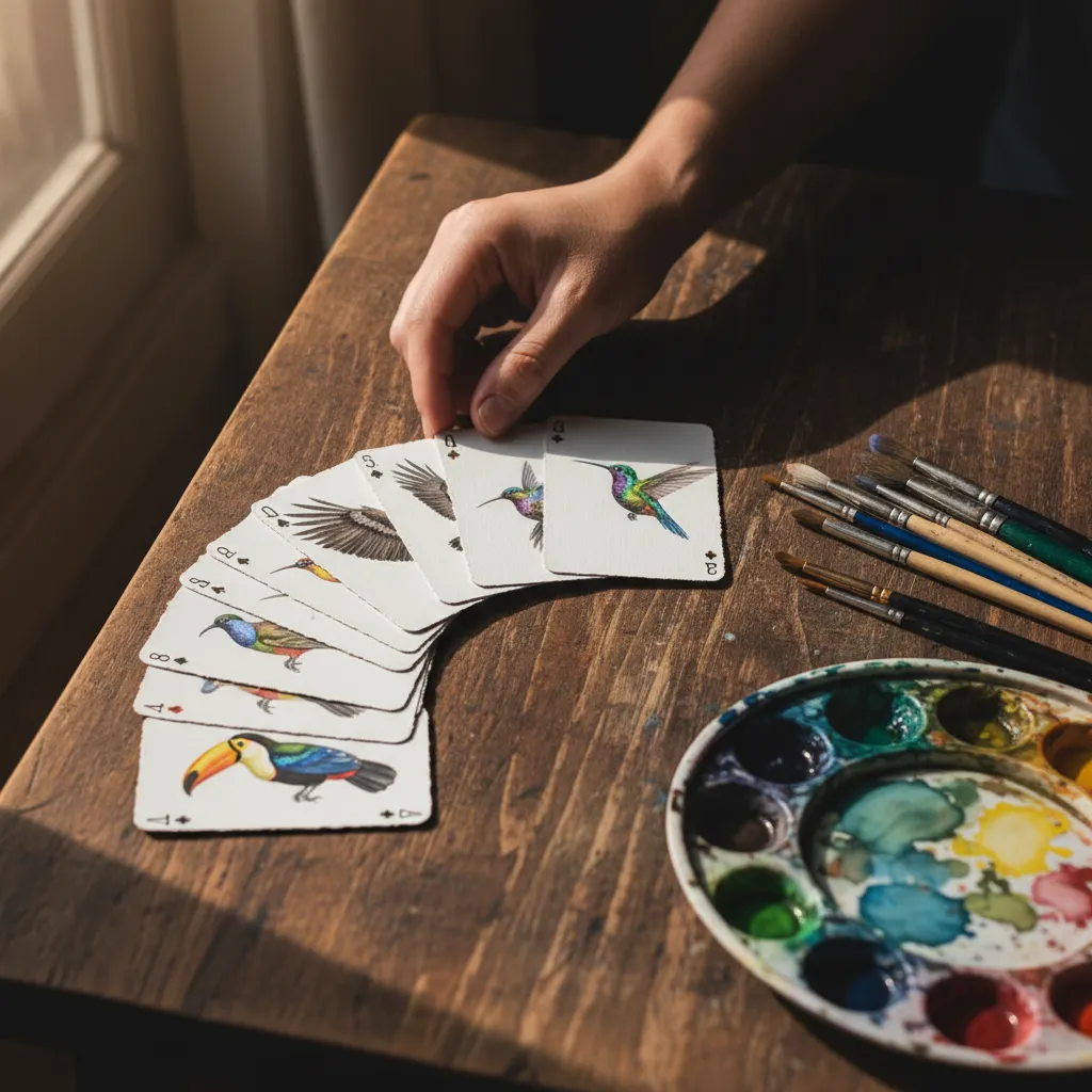 A Cuenca Artist Just Turned Cajas' Birds Into a Deck of Playing Cards — And the First Decks Drop Today