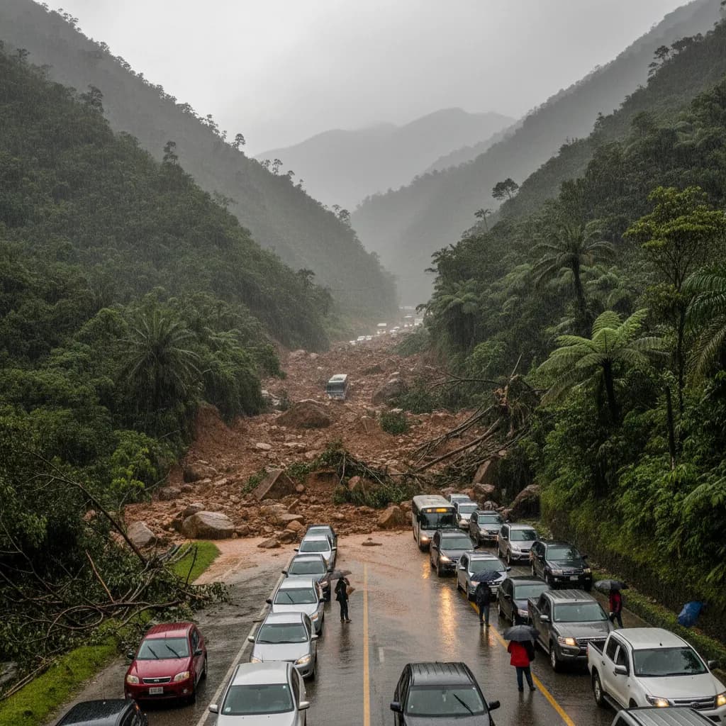 Landslides Cut Azuay Off From the Coast for Three Straight Days