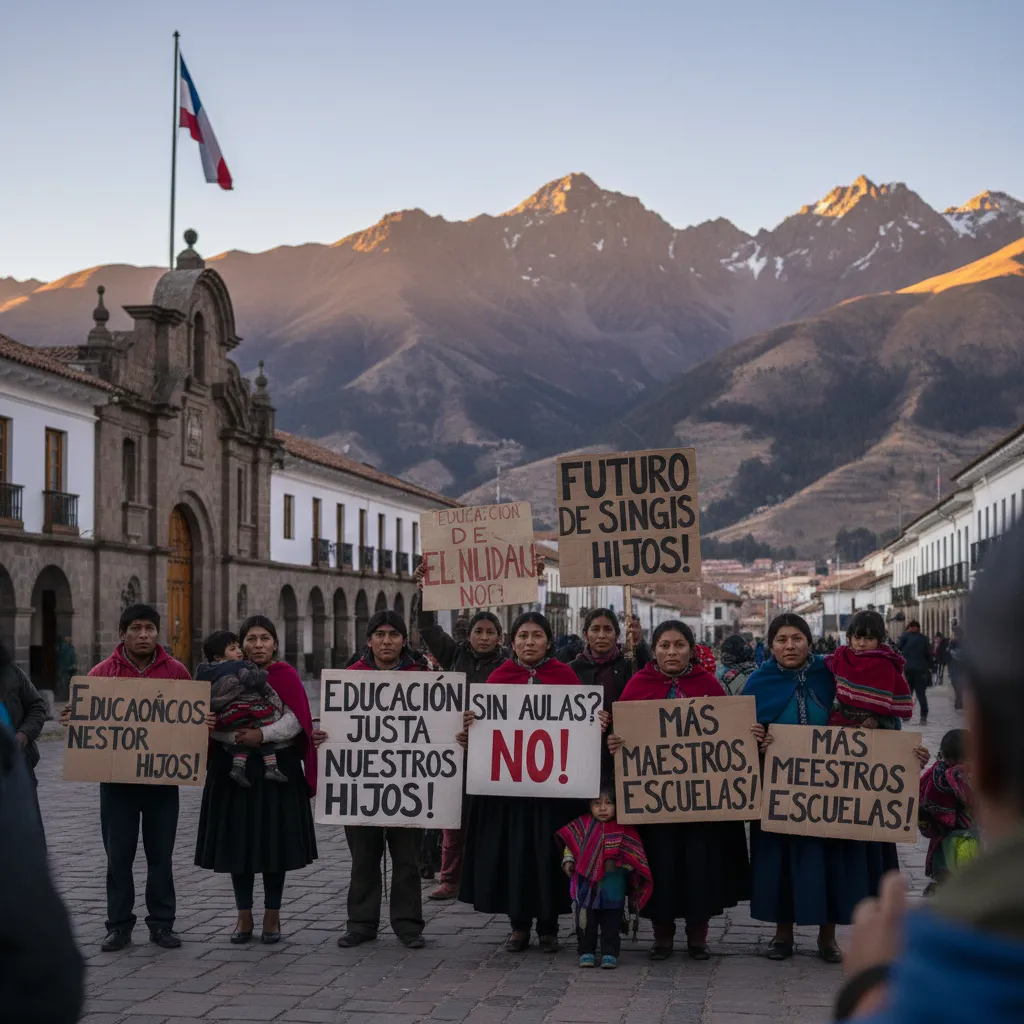 Parents From 25 Rural Schools Marched on the Governor's Office — Their Kids Are Learning Under Collapsing Ceilings