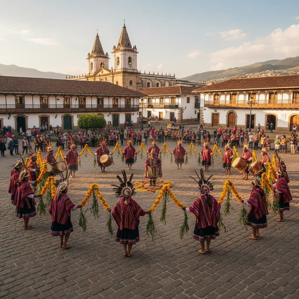 Pawkar Raymi Is Happening Today at El Vado — Cuenca Celebrates the Andean Equinox
