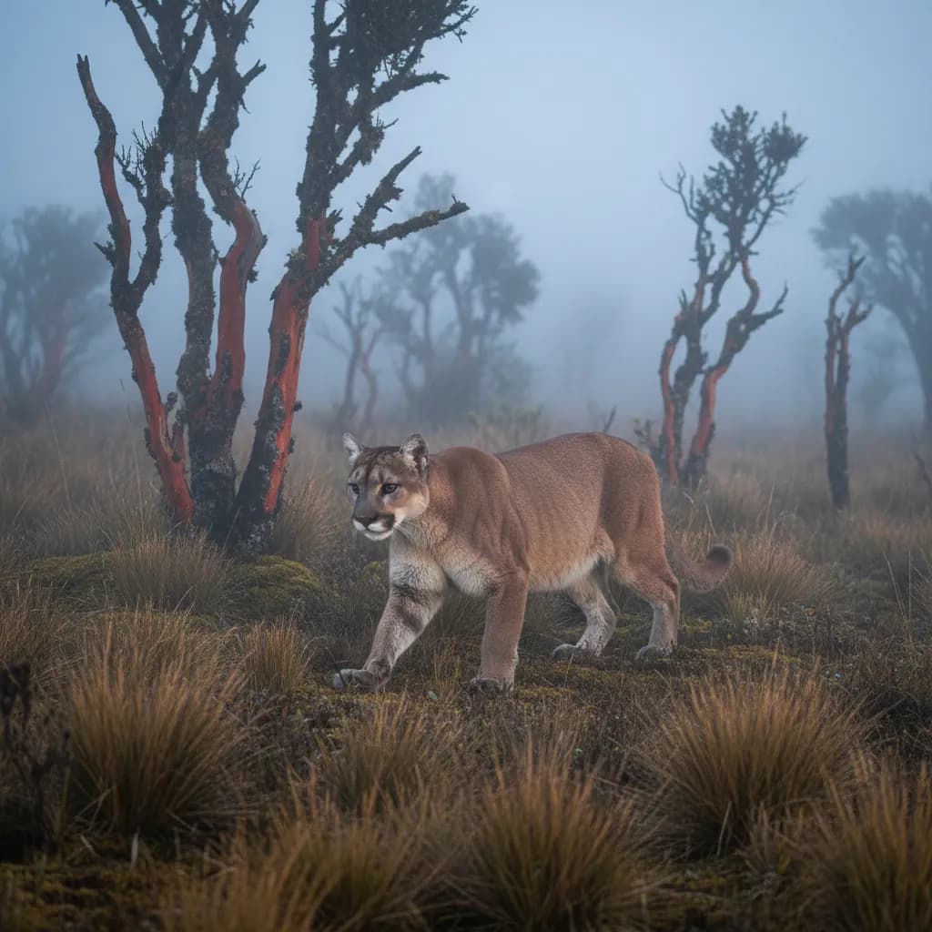 Puma Caught on Camera in Cuenca's Baños Water-Recharge Zone — First Record There