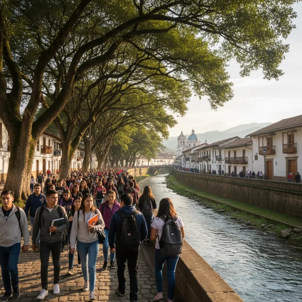 Universidad de Cuenca Starts Its New Semester Today — Expect More Traffic on 12 de Abril