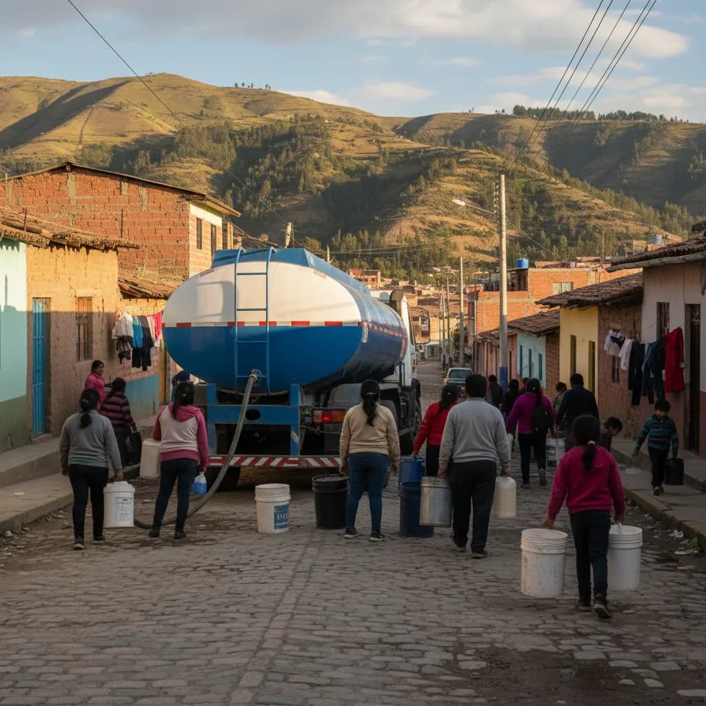 Pipe Rupture Near Monay Cuts Water to Seven Neighborhoods — ETAPA Sending Tanker Trucks