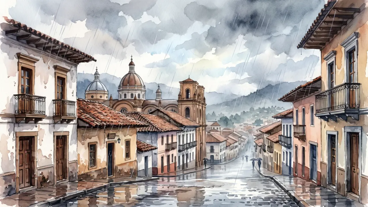 Inamhi Forecasts Light to Medium Rain for Cuenca and Azuay