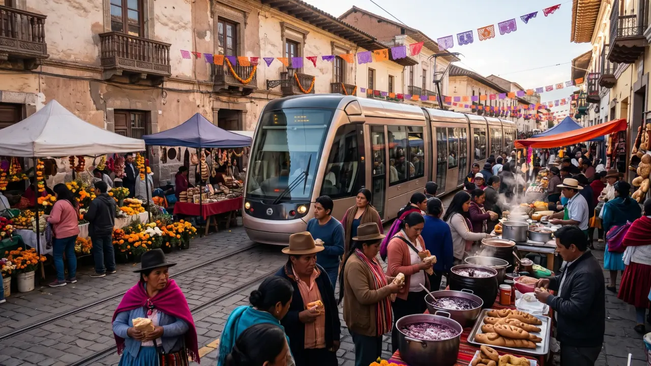 Cuenca Tram Highlights Traditional Flavors with Ruta Morada Market Route