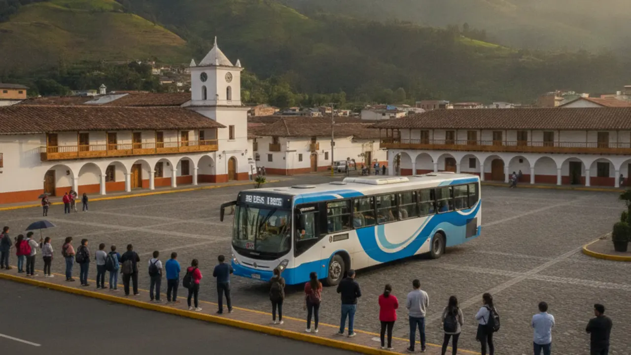 Baños Line 12 Buses Move Their Final Stop To Plaza Cochapamba